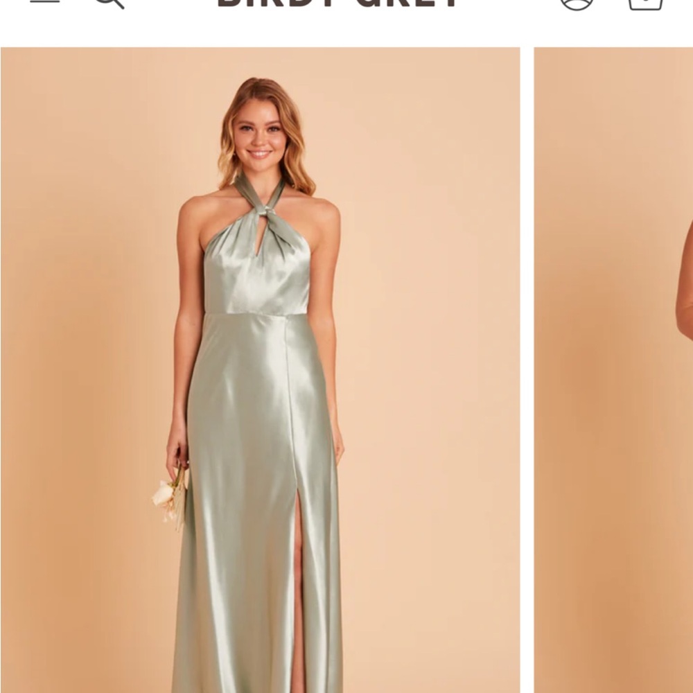 Birdy Grey Sage Halter Wedding Dress